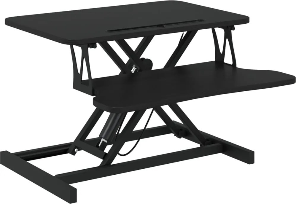 336397 vidaXL Регулируемо бюро, 60x40x(13-41,5) см, стомана и инженерно дърво