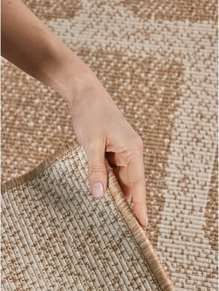 Кремав/в естествен цвят килим за открито и закрито 120x170 cm Haringey Ruskin – Ted Baker