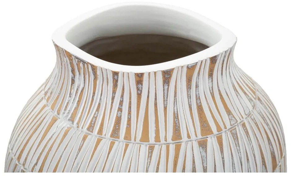 Бяла ваза от полирезин (височина 50 cm) Stiky – Mauro Ferretti