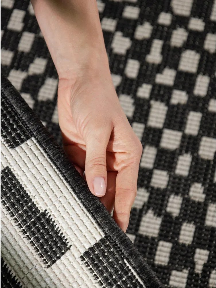 Черен/кремав килим за открито и закрито 200x300 cm Haringey Barkham – Ted Baker