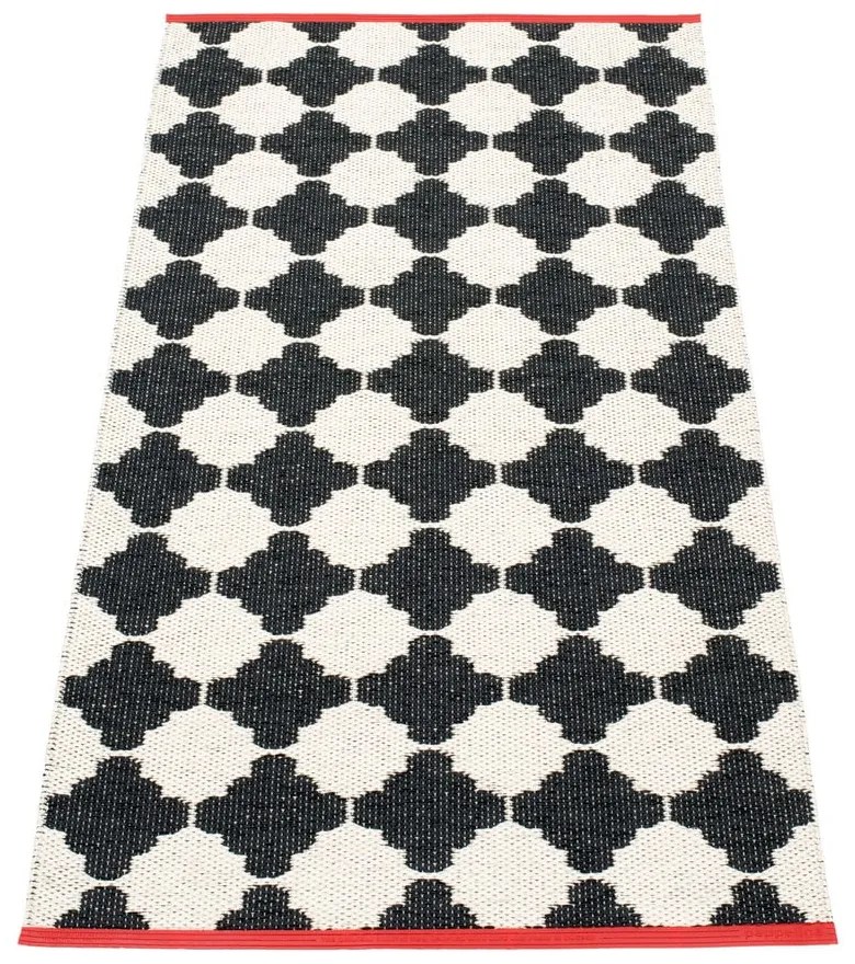 Черно-бяла пътека за открито и закрито 70x150 cm Marre Black Coral – Pappelina