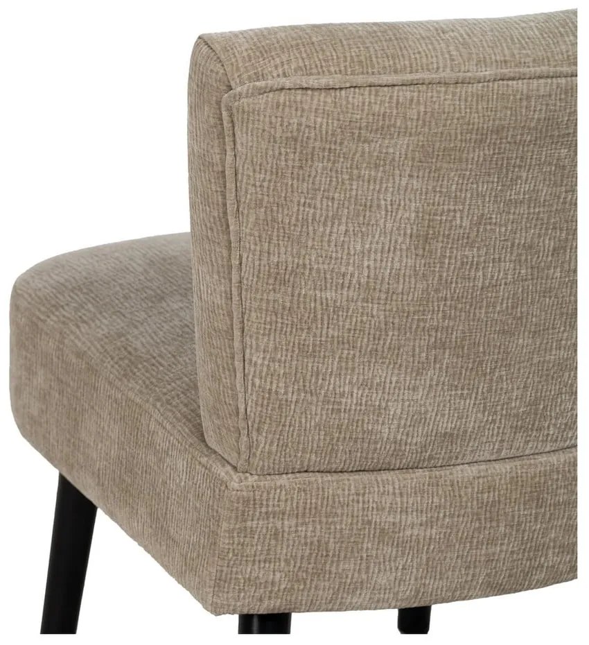 Бежово шенилово кресло – Ixia