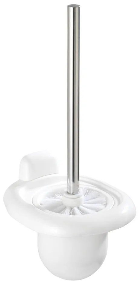 Бяла стенна пластмасова четка за тоалетна Pure – Wenko