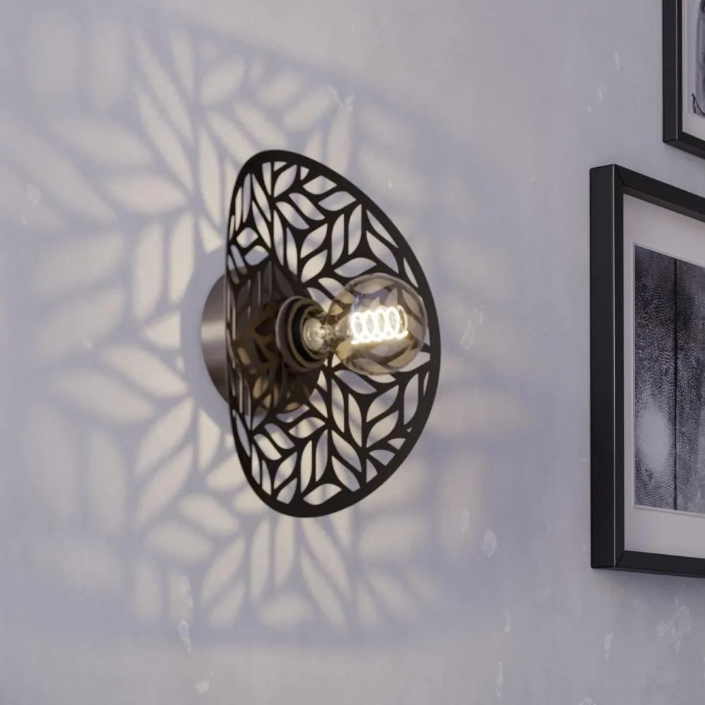 Eglo 44125 - Настенно осветително тяло SWABY 1xE27/60W/230V бронзово