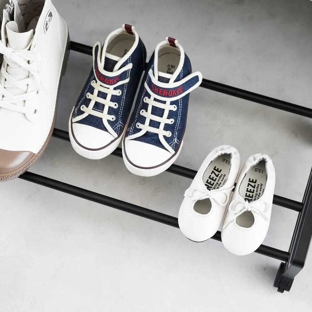 Черен метален стелаж за обувки 83,5x14,5x27,5 cm Tower – YAMAZAKI