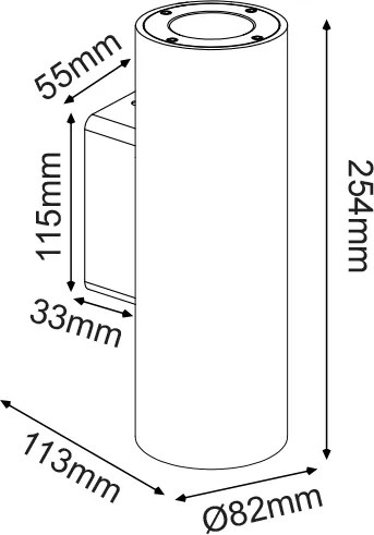 Аплика Градина Soli Round-сив-височина: 13 См.