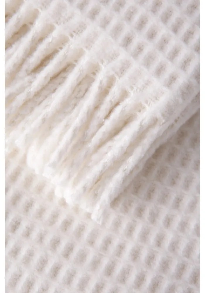 Вафлено одеяло в кремав цвят, 140 x 180 cm Waffel - Euromant