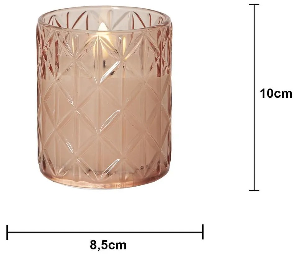 LED свещ на батерии (височина 10 cm) Flamme Romb – Star Trading