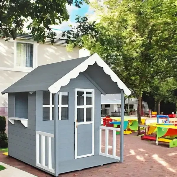 Дървена Детска Къща GINGER HOME, 139x143.5x149 см