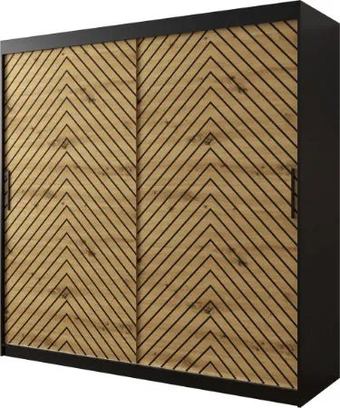 Плъзгащ се гардероб Jodelka-Mauro-Artisan-Дължина: 200 cm