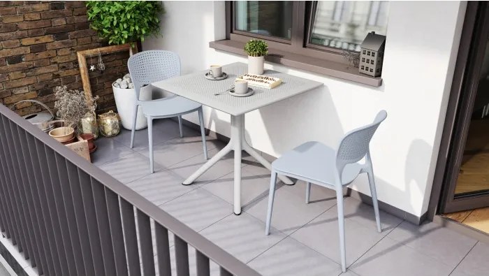 ТОДО Синьо - МОДЕРЕН СТОЛ ЗА КУХНЯ/ ГРАДИНА/ КАФЕНЕ (ВЕРТИКАЛНО ПОДРЕЖДАНЕ)