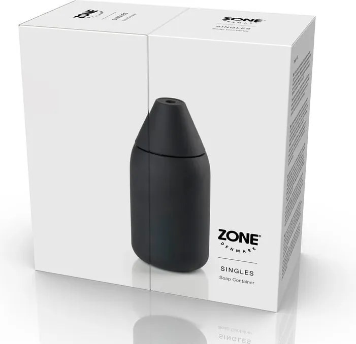 Черен силиконов диспенсер за сапун 300 ml Singles – Zone