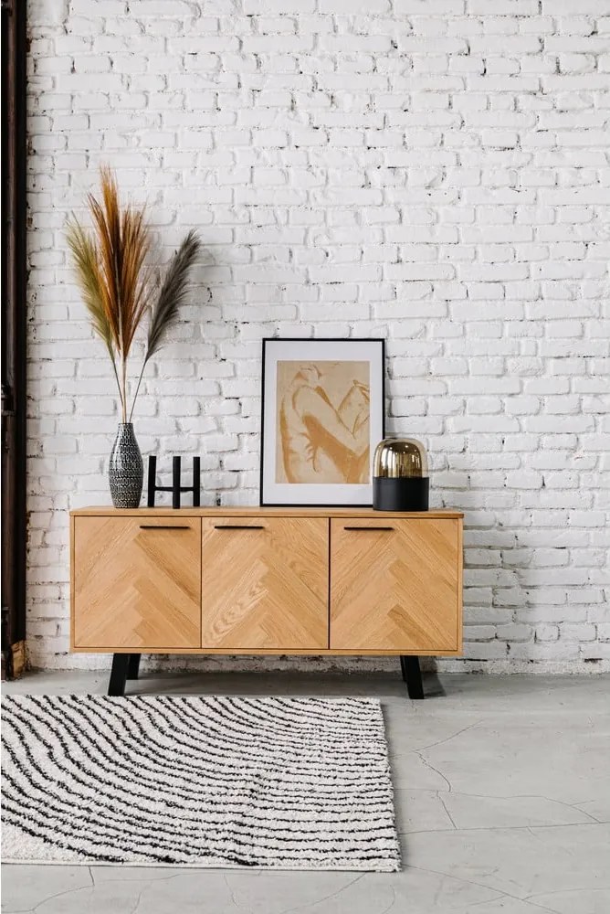 Черен/бежов килим 80x150 cm Coastalina – Universal