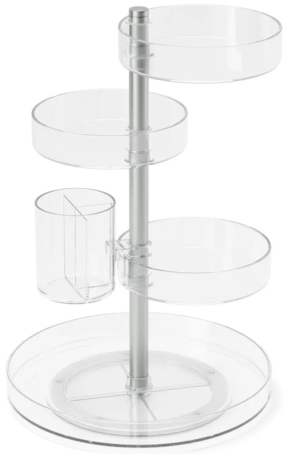 Пластмасов органайзер за козметика за баня/въртящ се Pirouette – Umbra