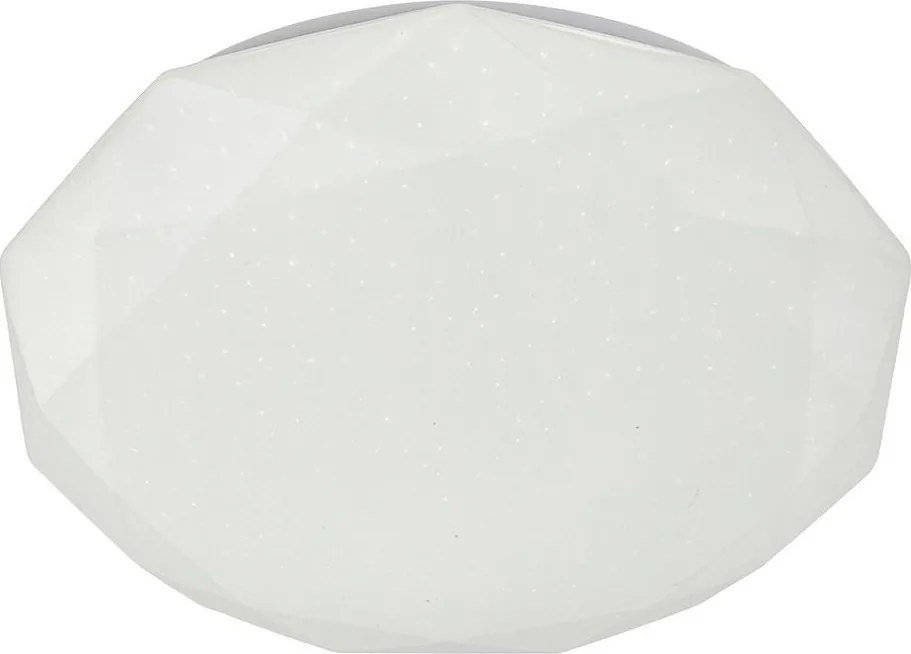 LED плафон HEX, 72W, 230V, 3000–6000K, Ø 50 см, бял, с възможност за димиране + дистанционно управление