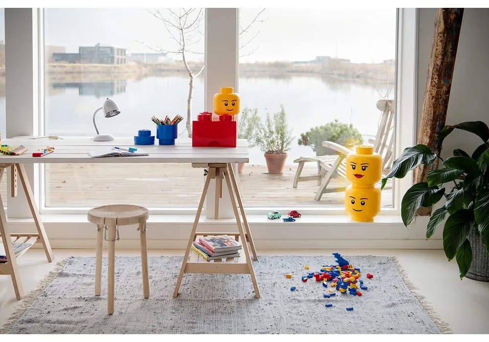Жълта кутия за съхранение Silly L - LEGO®