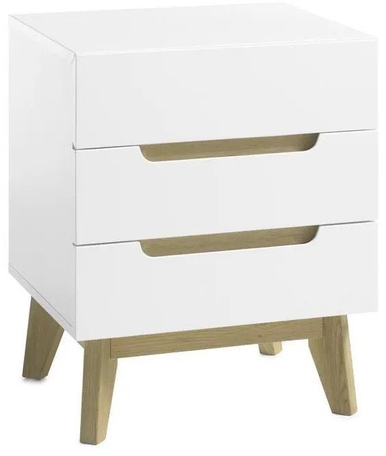 Нощно шкафче SINIRA бяло