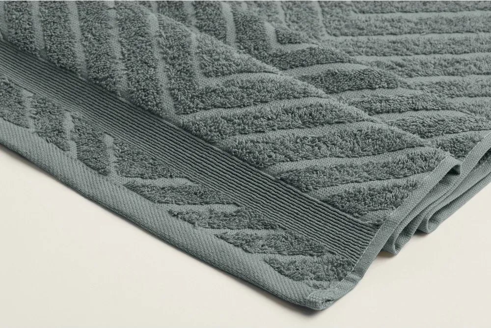 Жълти-сиви памучни кърпи в комплект от 4 бр. от тери 50x90 cm – Foutastic