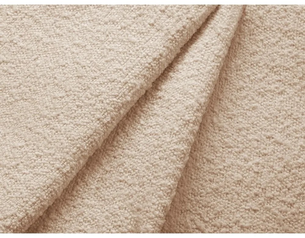 Бежов разтегателен ъглов диван от букле (десен ъгъл) Jodie – Micadoni Home