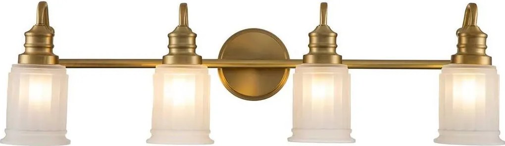 Quoizel QZ-SWELL4-BB-BATH-LED Стенно осветително тяло за баня SWELL 4xG9/3W/230V IP44, златисто