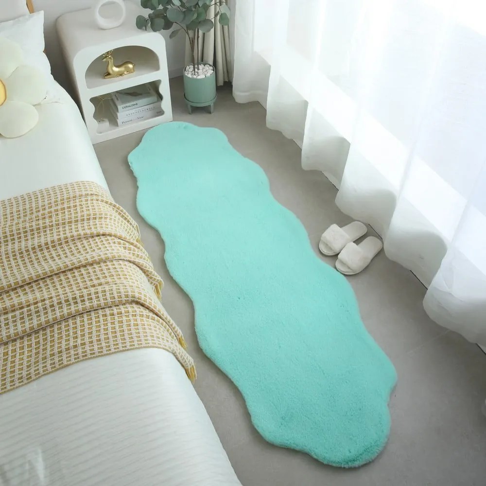 Синтетична кожа в цвят мента 60x180 cm Caty – Ayyildiz Carpets