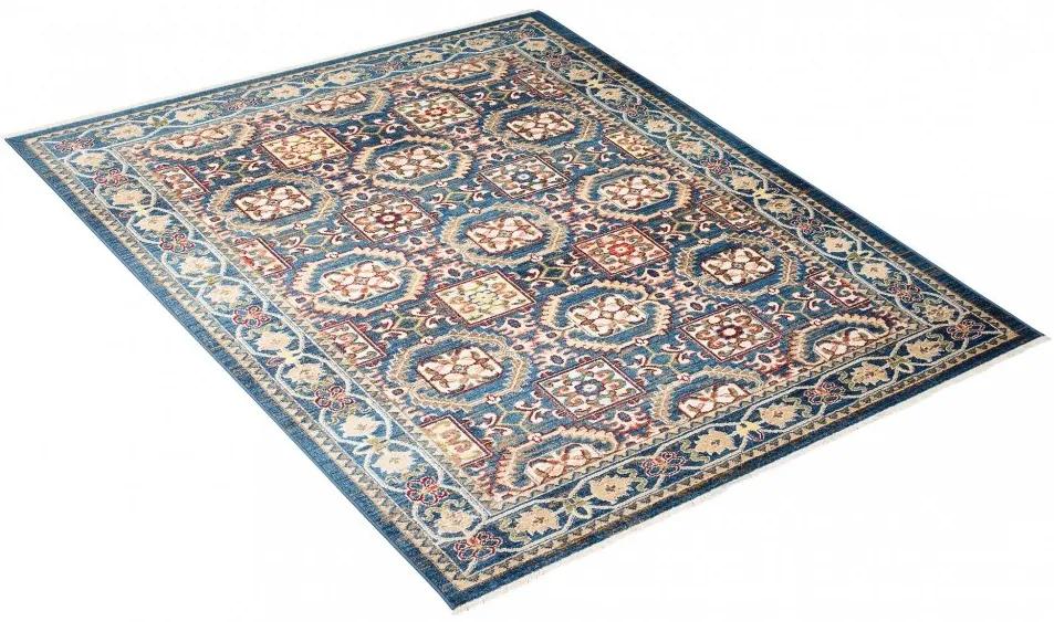Син ориенталски килим в марокански стил Ширина: 120 см | Дължина: 170 см