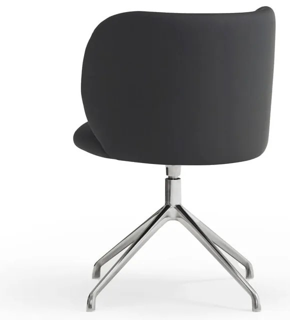 Черен тапициран трапезен стол Mogi – Teulat