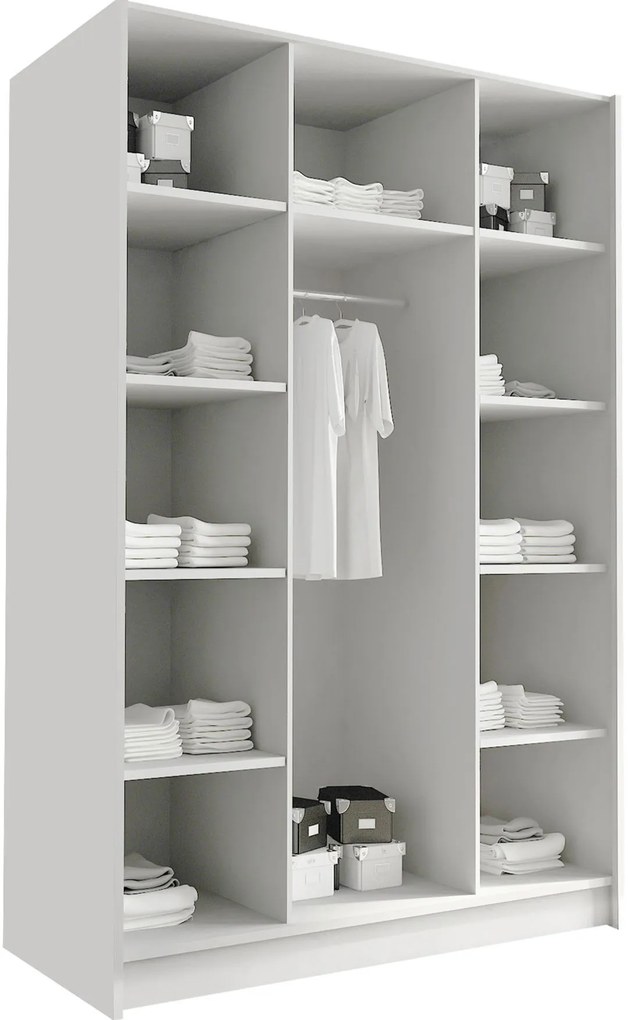 Гардероб Calia I 3-врати-Кашмир - Черно