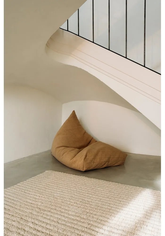 Ръчно изработен бежов вълнен килим подходящ за пране 80x140 cm Unexpected Wool – Lorena Canals