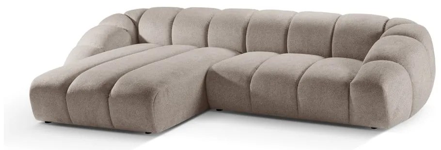 Бежов ъглов диван (ляв ъгъл) Diana – Micadoni