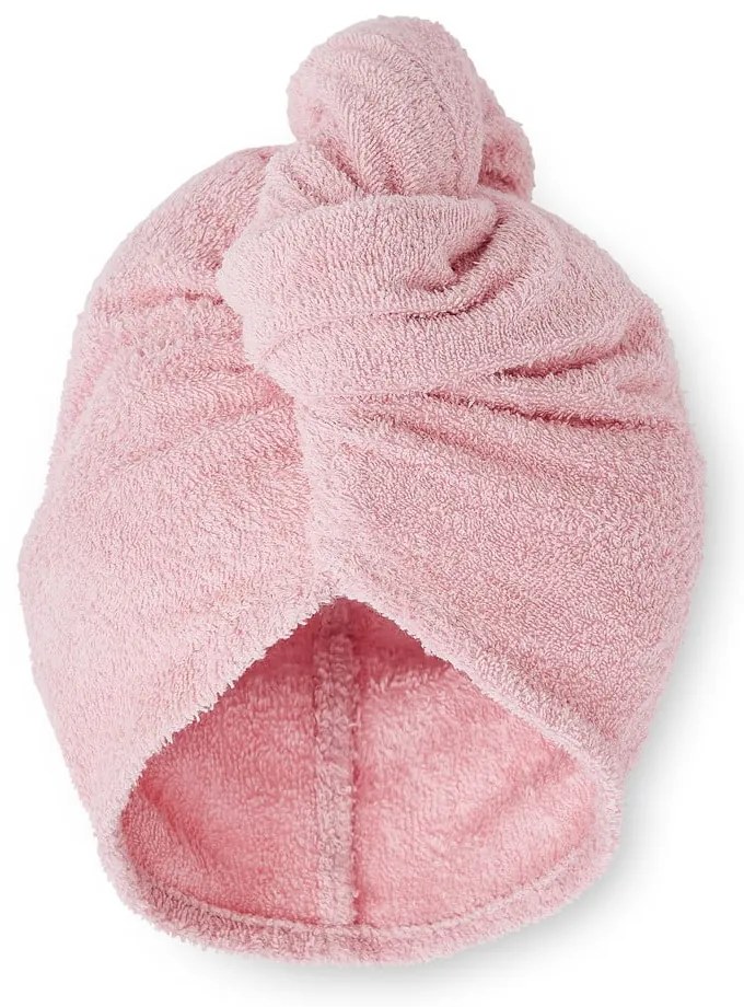 Розови бързосъхнещи памучни кърпи за коса в комплект от 2 бр. 20x13 cm Quick Dry – Catherine Lansfield