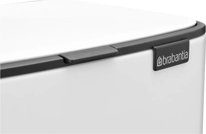 Бяло стоманено кошче за боклук с педал 12 l Bo – Brabantia