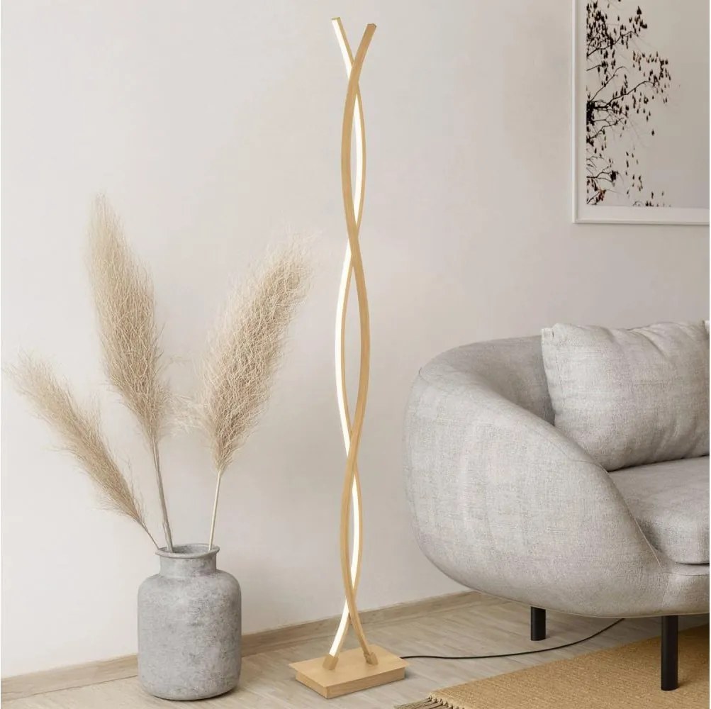 Eglo 901107 - LED подова лампа LASANA LED/36W/230V златна