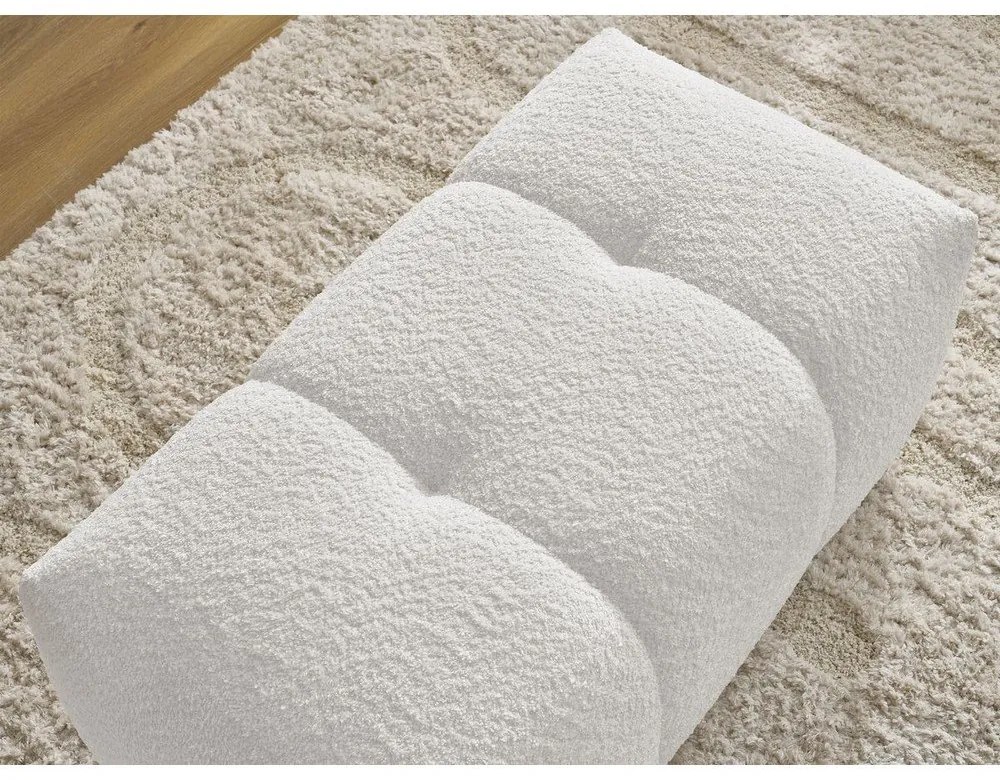 Бяла табуретка от букле Roxelane – Bobochic Paris