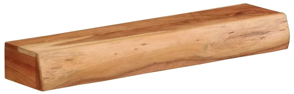 373630 vidaXL Стенни рафтове, 2 бр, 60x17x8 см, акациево дърво масив
