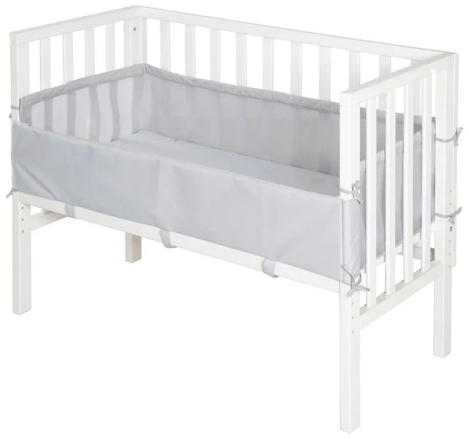 Бяло детско креватче 90x45 cm – Roba