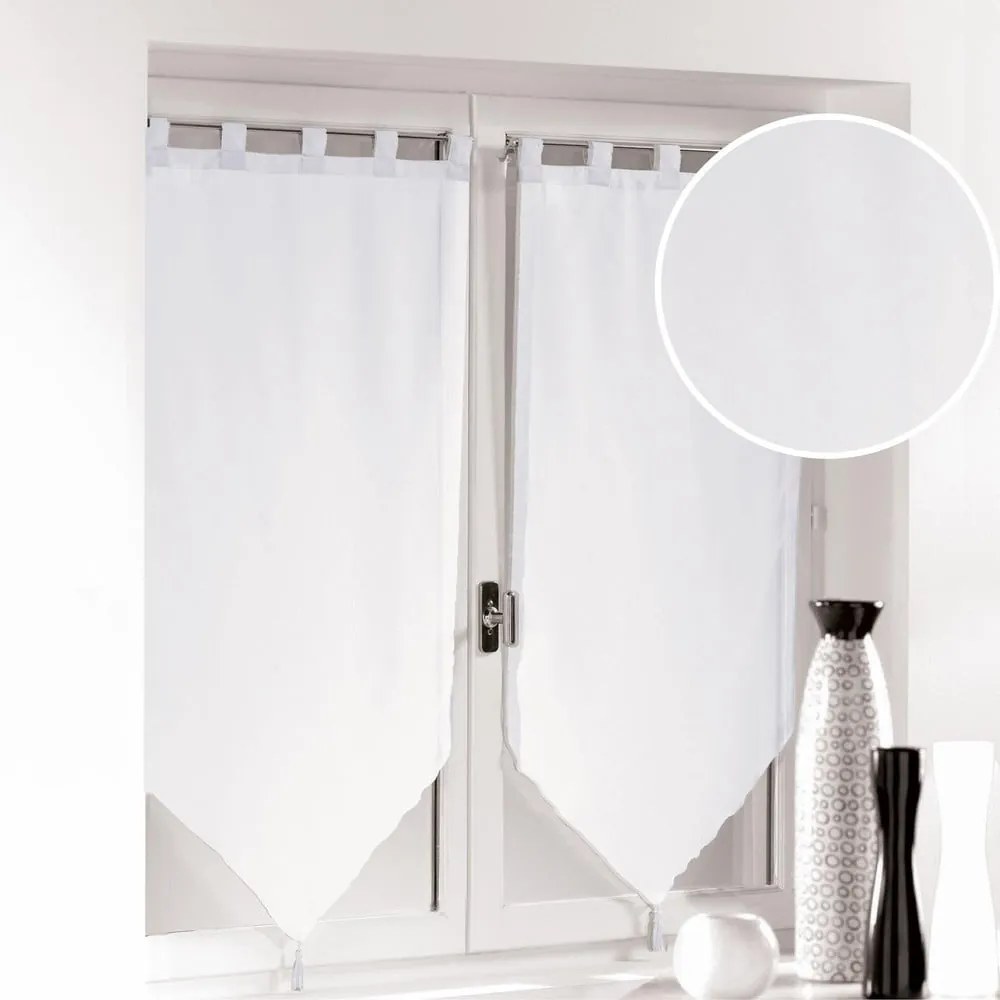 Бели завеси от воал в комплект 2 бр. 60x160 cm Voiline – douceur d'intérieur