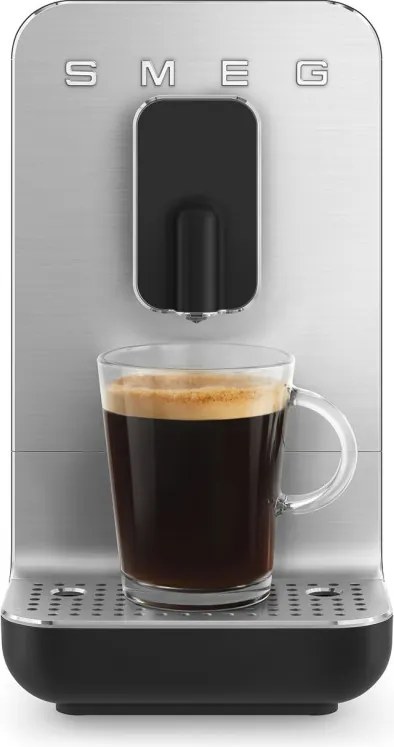 Еспресо машина SMEG Collezione BCC11BLMEU, 1350 W, 19 bar, 1.4 л, 8 функции, Вградена мелачка, Черен