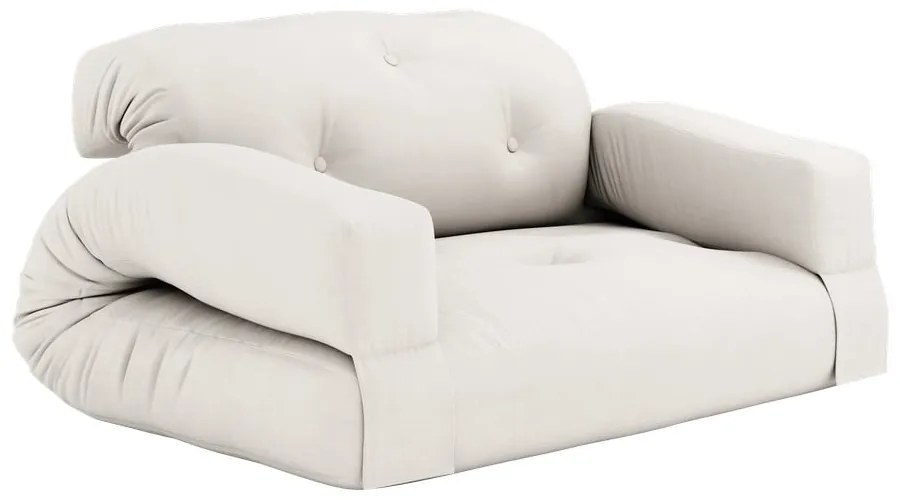 Бяло-бежов диван 140 cm Hippo - Karup Design