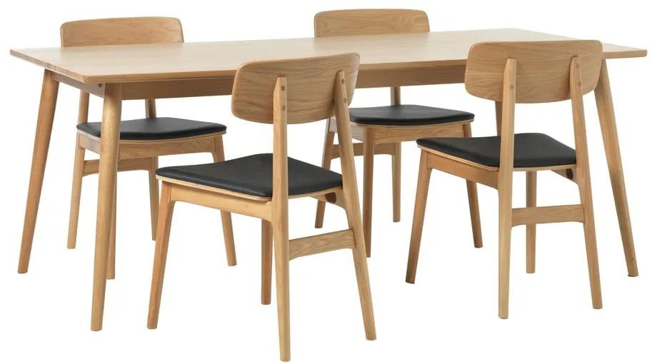 Трапезни столове в естествен цвят Livo - Unique Furniture