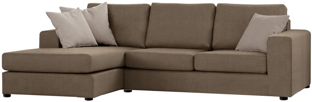 Ъглов диван Lina-Gkri Anoixto-265 x 150 cm-Without storage box