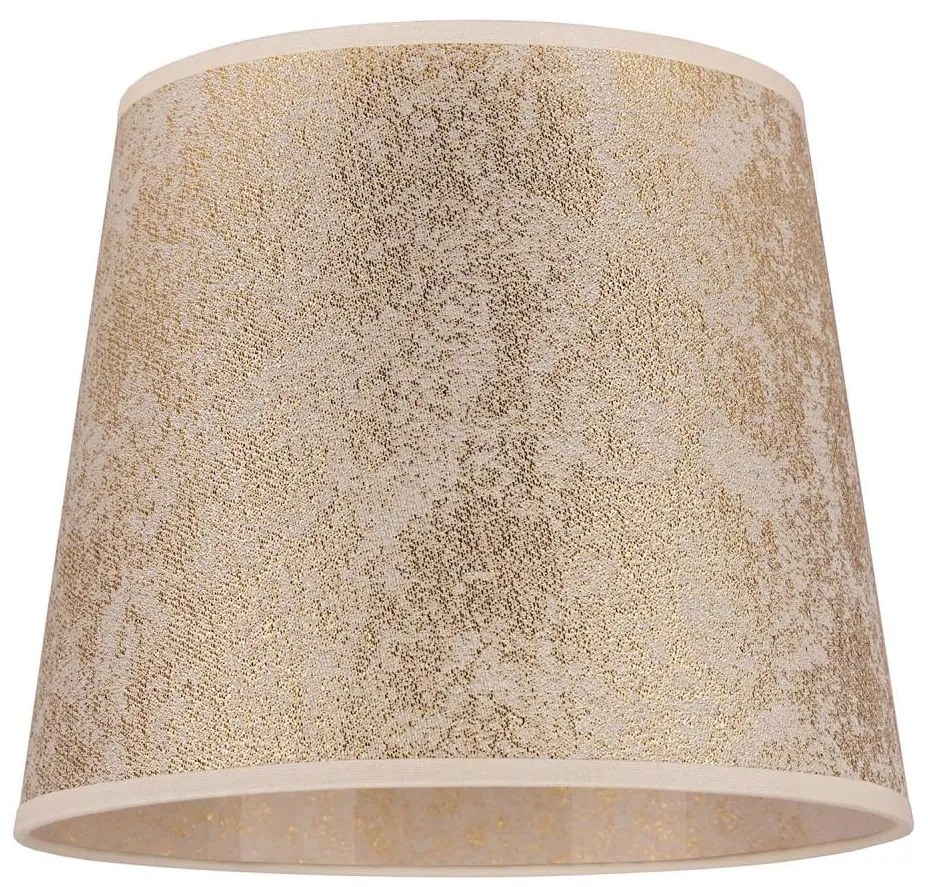 Duolla - Абажур за настолна лампа CLASSIC M E27 пр. 24 см златен