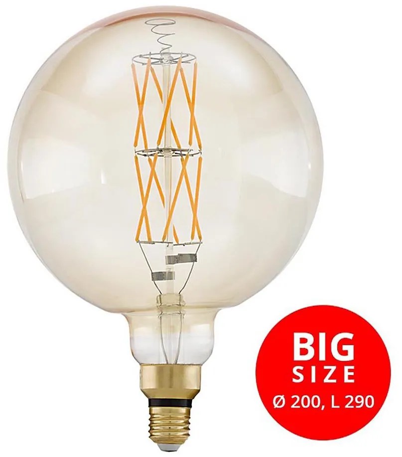 LED Димируема крушка G200 E27/8W/230V 2100K - Eglo 11687
