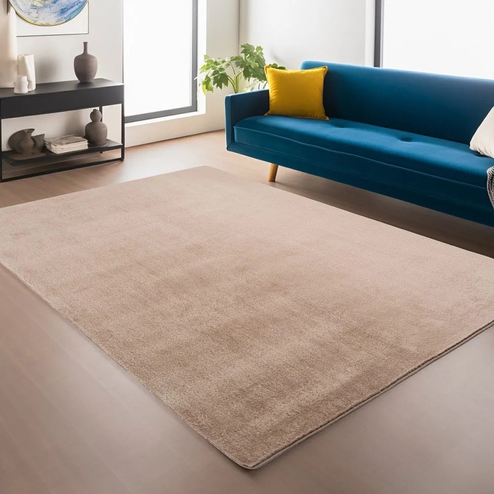 Бежов килим подходящ за пране 160x220 cm Joy 1400 – Ayyildiz Carpets