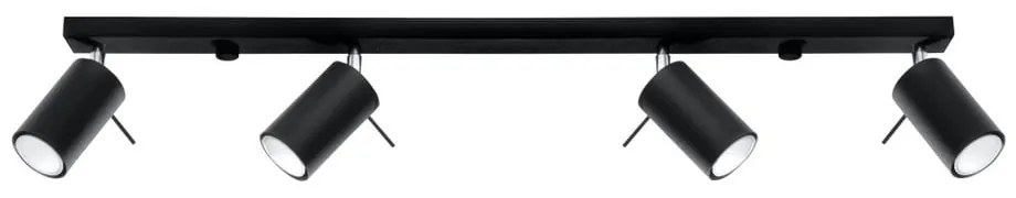 Черно таванно осветително тяло 4L Etna - Sollux