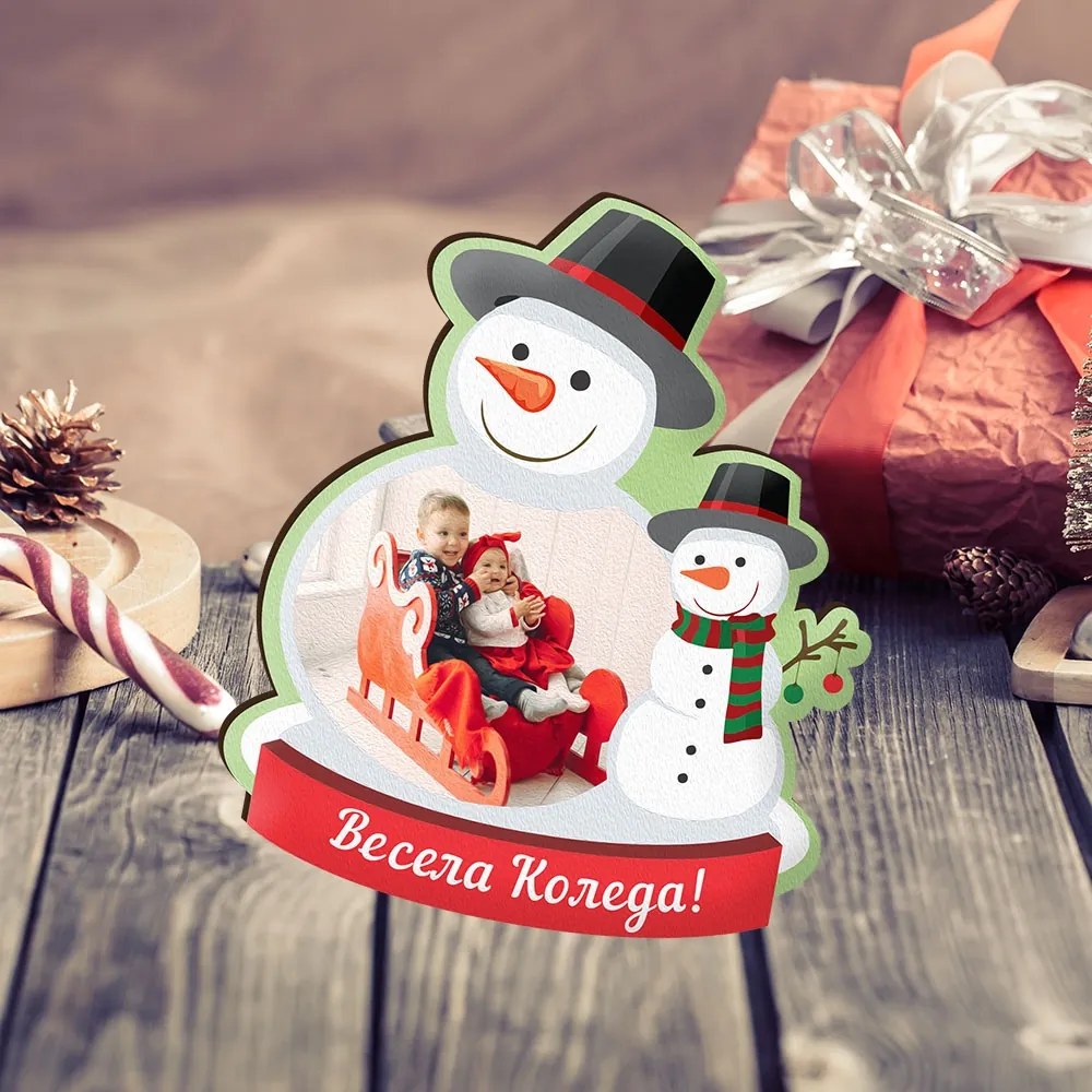 Комплект от 5 броя магнити - Снежен човек