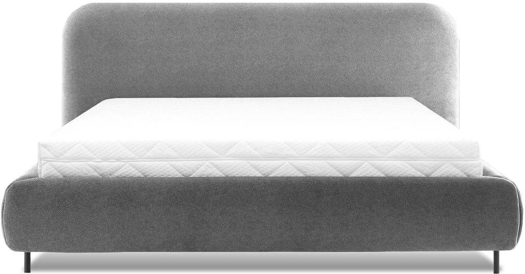 Облечено легло Prius-140 x 200-Сиво