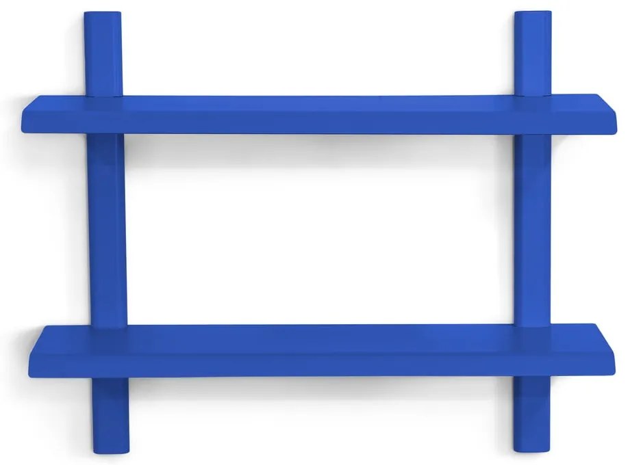 Син на няколко нива метален стенен рафт 60 cm Hola – Spinder Design