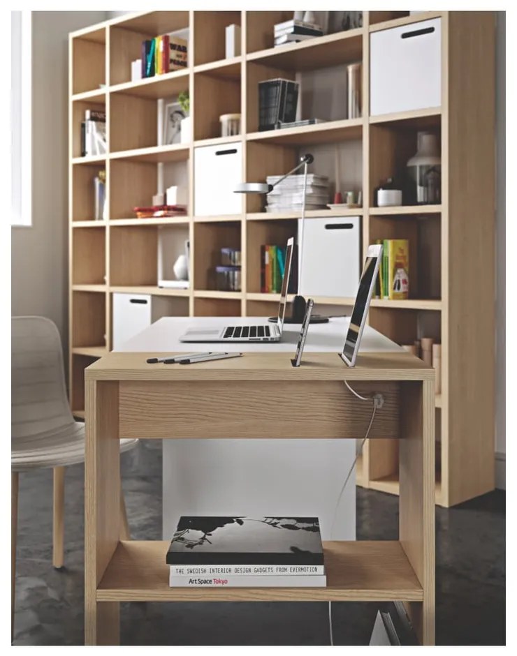 Етажерка за книги в дъб 255x224 cm Pombal - TemaHome