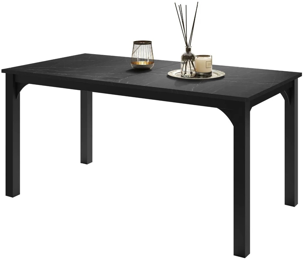 Разтегателна маса Focus plus-Черно Мрамор